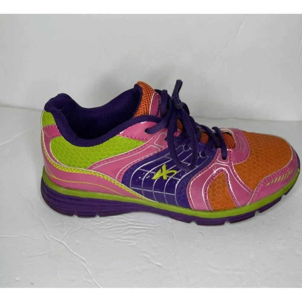 Athletech Willow 2 Lace Up Sneakers Women’s 7M Pink Purple Orange Athletic